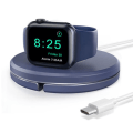 Miniatyrbilde 2 av 8: Apple Watch-ladestasjon Pop-up-kabelhåndteringsstativ Blå