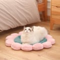 Miniatyrbillede 4 af 8: Blomsterformet kæledyrs seng rede hund hule hund sofa måtte grøn KLB