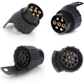 Miniatyrbilde 5 av 5: Pin til 13 Pin Tilhengeradapter, 12V 7 til 13 Pin Hitch Adapter, for Caravan Tilhenger, Sykkelstativ, 7 til 13 Pin Tilhenger Hitch Plug Adapter KLB