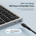 Miniatyrbild 5 av 8: Universell Bluetooth-tangentbord med fodral och stativ, uppladdningsbar