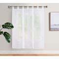 Miniatyrbillede 2 af 5: Hvid, 120 cm x 140 cm Vinduesgardin Broderi Romerske Persien Gardiner Dekoration Til Soveværelse Balkon Køkken-