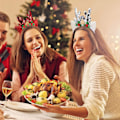 Miniatyrbillede 4 af 7: 2 stk. Gevir Hovedbøjle Rådyr Hovedbøjle Jul Påske Hovedbeklædning med