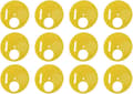 12 st 4-positions plastbricka 6,8 cm för biodlare binäring Nucléi