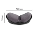Miniatyrbillede 5 af 8: Musehåndledsstøtte Memory Foam Tastatur Håndledsstøtte Grå