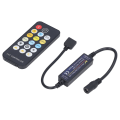 Miniatyrbillede 2 af 8: Mini RF Dimmer Controll LED Farvetemperatur Controller 17 KLB