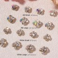 Miniatyrbild 3 av 6: 20-pack nagelkonsttillbehör Post Drill Nail Stickers Prydnader (H524 Large AB)
