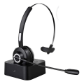 Pikkukuva 1 / 8: Tecknet Bluetooth-kuulokemikrofoni, PC-kuulokemikrofoni AI-kuulokkeilla