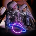 Pikkukuva 2 / 7: Planeettavalaisimet - LED-planeetan neonvalo vaaleanpunainen/sininen planeetan neonvalo KLB