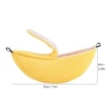 Miniatyrbild 4 av 6: Söt bananformad hamsterhängmatta för smådjur KLB