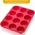 Miniatyrbilde 4 av 6: Silikon Muffinsform Cupcake Muffinsform Silikonform