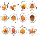 Miniatyrbild 1 av 5: Höstkakformar Thanksgiving-kakformar Lövkakform KLB