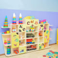 Miniatyrbilde 4 av 5: Engelske alfabet ABC veggklistremerker, babyrom klistremerker, dyreveggklistremerker, baby barnerom barnehage stue veggdekorasjon-