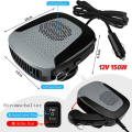 Pikkukuva 1 / 4: Auton tuuletinlämmitin 12V 150W Kannettava autonlämmitin Defroster, 3 in 1 lämmitin autoon