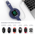 Miniatyrbilde 8 av 8: Apple Watch-ladestasjon Pop-up-kabelhåndteringsstativ Blå KLB