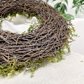 Miniatyrbild 7 av 7: Påskkrans 36 cm Påskäggkrans för ytterdörren Vårrans med blandade