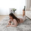 Miniatyrbilde 6 av 6: Teppe stue teppe shaggy teppe 200 * 140 cm KLB