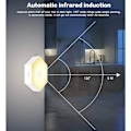 Miniatyrbillede 3 af 5: Pir Infrarød Bevægelses Dekorativ LED-lampe, Intelligent Induktionslys, Ideel til Soveværelse, Skab, Trappe, Børneværelse KLB