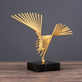 Miniatyrbillede 1 af 6: BJ348 Tredimensionelt Smijern Ornament Geometrisk Form-L (Ørnevinger)