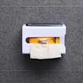 Miniatyrbilde 2 av 5: Rektangulært vevbokslokk, selvklebende veggmontert vev