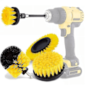 Miniatyrbilde 1 av 5: 5 stk. Drillbørste Skrubbesvamp Pads Power Scrubber Børste med Lang Rengjøringsfeste for Bil Hjem Kjøkken Bad