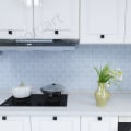 Miniatyrbilde 2 av 5: (10 fliser, tykkere versjon) Skrell og lim backsplash, t-banefliser, imiterte keramiske fliser