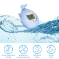 Miniatyrbild 2 av 4: Babybadtermometer, digital inomhusbadtermometer, badleksak med LED-larm