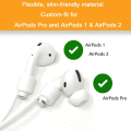 Miniatyrbilde 4 av 8: 2 par med Airpods-stropper som er kompatible med AirPods, hvit stropp
