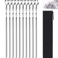 Miniatyrbilde 1 av 4: 10 metallgrillspyd 36 cm (14 tommer)