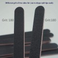 Miniatyrbillede 4 af 5: Neglefil 10 stk dobbeltsidet neglefil med korn 100/180 manicre-pedicre-W KLB