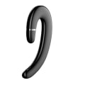 Miniatyrbilde 1 av 8: Bluetooth-hodetelefoner med ørekrok, headset uten svart