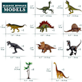 Miniatyrbilde 5 av 6: Dinosaur lekesett, figurdinosaur med aktivitetslekematter og KLB