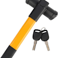 Pikkukuva 1 / 5: Retractable Car Steering Wheel Lock Heavy Duty T Bar Universal Steering Wheel Clamp with 2S