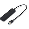 Miniatyrbild 1 av 5: 4-portars USB 3.0-hubb, ultraslim data-USB-hubb, för MacBook, Mac
