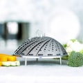 Miniatyrbilde 6 av 6: Dampkoker i rustfritt stål. Justerbar dampkokerinnsats