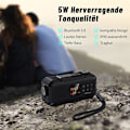 Miniatyrbillede 6 af 6: Crank Radio Nødradio Solradio Bærbar Dynamo Radio med 3000