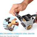 Miniatyrbilde 7 av 7: Multifunksjonell ostehøvel, rustfritt stål ostehøvel med rustfritt stål håndtrommer, KLB