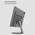 Miniatyrbillede 3 af 7: Roterende og foldbar tabletstativ, roterende iPad-stativ, 360° drejelig base