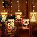 Pikkukuva 1 / 5: Jouluvaloverho 1,5 m 54 LED matala 3D-riipus KLB