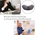 Miniatyrbillede 7 af 8: Musehåndledsstøtte Memory Foam Tastatur Håndledsstøtte Grå