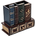 Miniatyrbillede 1 af 7: Dekorativ trækontorforsyningsholder i biblioteks- og bogdesign