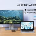Miniatyrbilde 8 av 8: USB C til HDMI-kabel 4K, 10ft USB Type C til HDMI-kabeladapter KLB