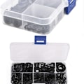 Miniatyrbillede 6 af 7: Sorte plastbrikker, mekanikerbrikker, sortiment fra KLB