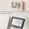 Miniatyrbillede 6 af 6: YD005 Mini Tyndt LCD Temperatur og Fugtighed Elektronisk Ur (Sort)