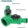 Pikkukuva 5 / 5: Way Garden Hose Splitter Splitter Adapter KLB