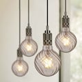 Pikkukuva 4 / 5: Led-lamput Vintage Led Filament Edison -lamppu 4W Ei himmennettävä Erikoisvalaisimet Koristelamput 220/240V E27 Lämpöhehku (G95 Kirkas pyörre) KLB