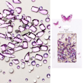 Miniatyrbillede 1 af 5: DIY-Flad bund-Special glas-Mixmaniküre-Rhinestone-01