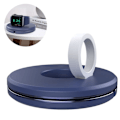 Miniatyrbild 1 av 8: Apple Watch Laddningsstation Pop-up Kabelhantering Stativ Blå