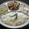 Pikkukuva 2 / 3: Pyöreä thali 4 osastolla, ruostumaton teräs 4 osastolla
