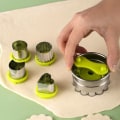 Miniatyrbilde 5 av 5: Sett med 5 stykker rustfritt stål hulrør kjeksform kakekutter kjekskakedekorasjon