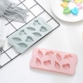Miniatyrbillede 4 af 6: Blad chokoladeform, blad kageform, 3D chokoladeform 8 hulrum, KLB